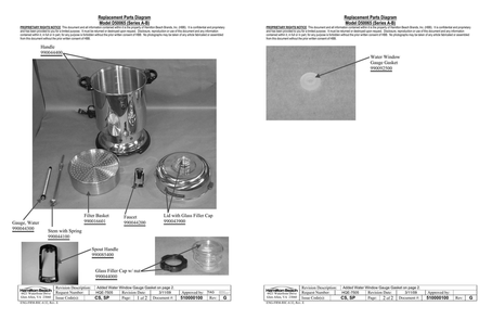Part Location Diagram of 990044300 Hamilton Beach Water Gauge